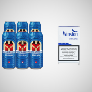 Feldschlösschen & Winston Blue